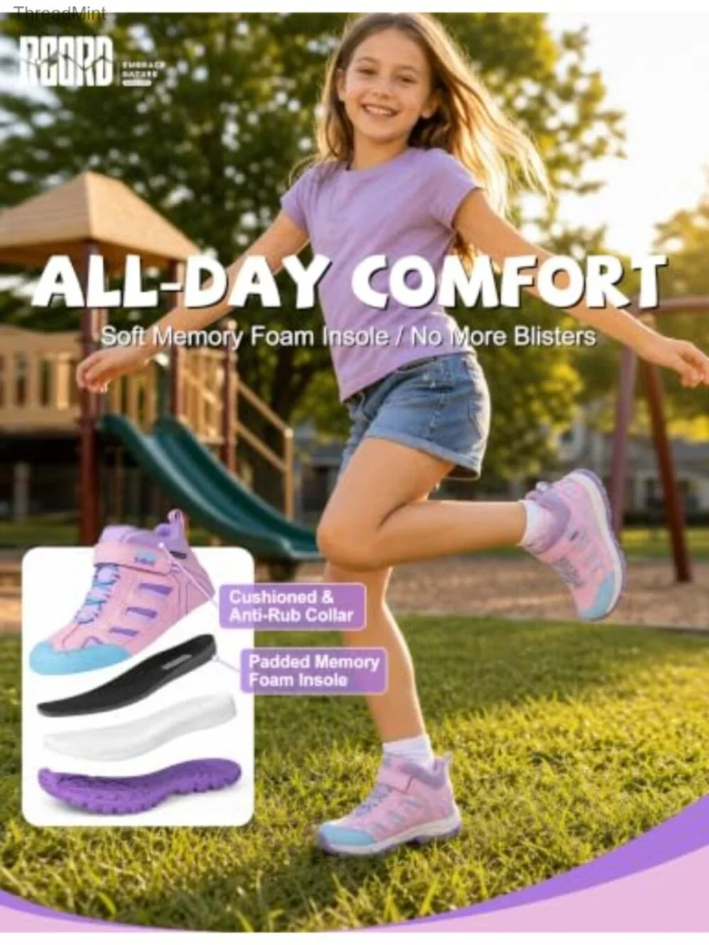 Kids Hiking Boots Waterproof Outdoor Non-Slip Anti-Collision